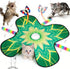 Paleclouds Hide and Seek Cat Toy Mat, 3-in-1 Interactive Cat Toys for Indoor