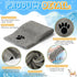 Chumia 4 Pack Pet Grooming Towel Absorbent Dog Towels for Drying Dogs Soft Microfiber Dog Drying Towel Quick Drying Large Dog Bath Towel for Dogs, Cats and Other Pets (Gray,16 x 31 Inch) by Chumia