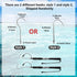 SANLIKE Telescopic Fish Gaff, Stainless Sea Fishing Spear Hook Tackle, Soft Handle Aluminium Alloy Pole for Saltwater