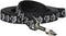 Hamilton Pet & Equine Hamilton Single Thick Dog Leash with Chalk Paws Patterned Ribbon Overlay, 5/8" x 6'