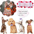 10 Pcs 4.4" Flowers Small Dogs Collar Charms, Multi-Color Slides Bow Ties Rhinestones for Pet Wedding Birthday