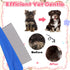 hidyuuoo 24 2 Pcs Flea Comb for Dogs and Cats Flea Remover Tool with Stainless Steel Metal Teeth for Detangling
