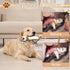 Interactive Squeaky Dog Toys, Funny Tug of War Plush Dog Chew Toys for Small, Medium, and Large Dogs - Lion