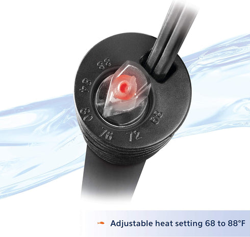 Aqueon Adjustable PRO Aquarium Heater, 50 Watts for Up to 20 Gallons