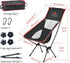 Lightweight Folding Lawn Chairs with Carry Bag,Stable and Sturdy Camping Chair with Back Support, Suitable for Fishing
