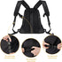 WOYYHO Pet Dog Carrier Backpack, Ventilated Mesh Front Backpack for Small Dogs, Safety Belt for Travel & Hiking (M,