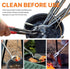 Set, Set Gaialoop Portable Camping Cooking Utensils Camp Kitchen with Organizer Bag, RV Essentials Outdoor Cooking
