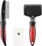 Mikki 3pcs Puppy Dog Grooming Kit - Slicker Brush, Comb, and Flea Comb, Gentle Starter Set