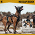 OneTigris Escape Proof Dog Harness, Tactical No Pull Harness for Large Dogs, Multi-Use Support with Handles