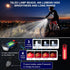 USB Rechargeable Bicycle Light Set, Bicycle Accessories, Bicycle Lock, Water Cup Seat, Bag, and Bell
