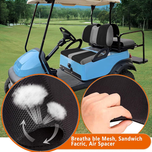 2004 Golf Cart Front Seat Covers for Club Car Precedent and Up, Durable Polyester Fabric Club Car Precedent Seat