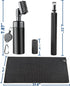 Golf Club Cleaner Brush & Golf Towel - Golf Groove Sharpener Tool with Spray Bottle & Retractable Clip