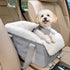 Center Console Dog Car Seat for Small Dogs Under 12 lbs Secure
