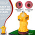 Prefdo Apartment,4.3" 9.4" Potty Training Dog Fire Hydrant, Mini Fire Hydrant for Dogs to Pee On, Resin Puppy Pee Post
