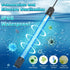 11W Aquarium UV Light for Fish Tank, Submersible Waterproof Sterilizer with Timer and Hood for Algae Control
