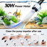 AQQA 8-in-1 Electric Fish Tank Cleaner, Aquarium Gravel Vacuum and Water Changer for Turtle Fish Tank