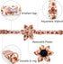 Dog Collar with Flower - Thanksgiving Turkey Flower Dog Collar Gift Puppy Soft Collar Pet Flower Adjustable Dog Collar for Large Dogs