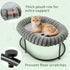 Hammock 23 17 8.3 Sunhoo Elevated Cat Bed for Indoor Cats Raised Kitten Large High Puppy Cot Off Floor Self-Supporting