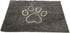 Dog Gone Smart Dirty Dog Microfiber Paw Doormat - Super Absorbent Muddy Mats for Dogs, Machine Washable, Small Mist Grey