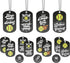 Inkstone Softball Dogtag Necklaces - Motivational Stop Dreaming Start Doing - 12 Pack Encouraging Gift for Students,