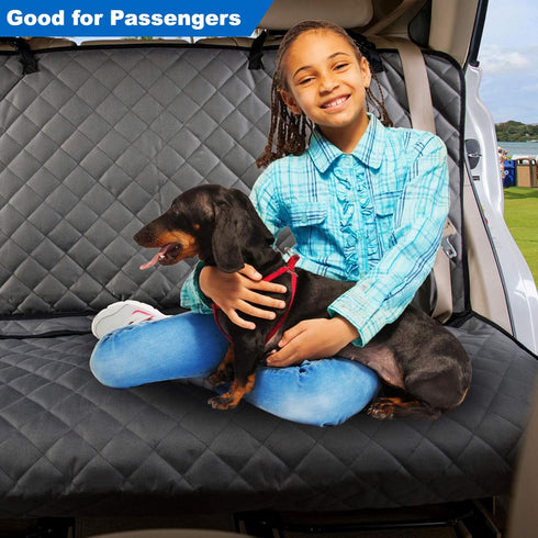 VIEWPETS Bench Car Seat Cover Protector - Waterproof, Heavy-Duty and Nonslip Pet Car Seat Cover for Dogs with Universal