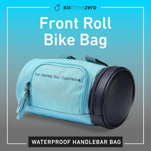 sixthreezero Bike Handlebar Bag, Waterproof Bicycle Front Roll Bag