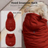 Extra Warm Fleece Lining Dog Hoodie for Large Dogs, Red Jacket with Hood, Size XL for Winter