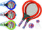 Badminton Set with 2 Rackets, Beach Ball and Birdie - Assorted Colors
