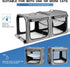 2 45 Lbs, Suertree Cat Carrier for Cats, Pet Travel Carrier for Cats and Small Dogs Up to Bowls, and Locking Zippers