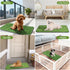 Washable(15.7"*39.4") Artificial Grass Mat, Dog Grass Pee Pads, Fake Grass Pad for Pets Potty Training, Soft Grass Pad
