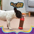 Willy Wonka for Pets Augustus Gloop Plush Toy in Textured Tube | Squeaky Dog Toys, Luxury Pet Plush