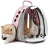 LOLLIMEOW Pet Carrier Backpack, Airline-Approved Bubble Carrier for Cats and Puppies, Pink, Travel Design