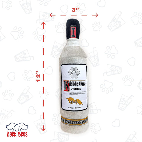 Liquor Bottle Dog Toy, Plush Squeaky Funny Drink Parody Toy for Dogs, Cute Gifts for Puppies