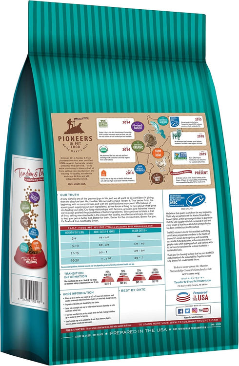 Tender & True Ocean Whitefish & Potato Recipe Cat Food, 7 lb
