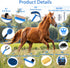 13 Set Piece Horse Grooming Kit, Horse Brushes for Grooming Supplies with Portable Bag, Horse Brush & Curry Comb