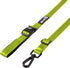 alcott Weekender Leash with Reflective Stitching & Neoprene Padding, Adjusts 3' to 5' Long, Green