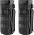 FRTKK Tactical MOLLE Water Bottle Pouch, Military Holder Bag with Drawstring Open Top & Mesh Bottom for Sports Travel
