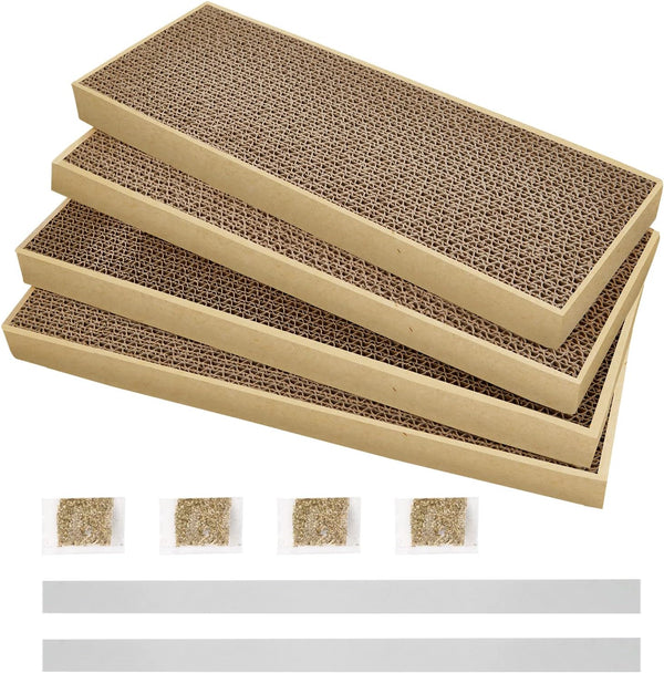 Splicing Cat Scratch Pad: Double-Sided Cat Scratcher Cardboard for Indoor Cats, Premium Scratch Pad