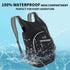 Outlander 100% Waterproof Hiking Backpack - Lightweight Packable Travel Daypack
