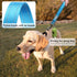 VIVAGLORY Short Dog Leash, Traffic Leash for Medium & Large Dogs, 12 INCH, Lake Blue