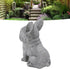 Dog Pet Marker Tribute Statue - Personalized Memorial Stone Decor for Outdoor Garden (Sitting Dog Figurine)