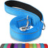 Joytale Double-Sided Reflective Dog Leash, 6 FT/5 FT/4 FT, Padded Handle for Medium & Large Dogs, Sky Blue