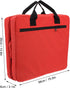 Outdoor Chair Cushion, Foldable Stadium Seat Cushion Red, Comfortable Folding Bleacher Seat, Lightweight Padded Seat