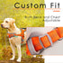 ADVENTUREMORE No Pull Large Dog Harness with QR Code Tag, Adjustable Reflective Vest for Training Walking XL