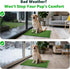 2X Artificial Grass Pad for Dogs Potty: Fake Grass for Dogs Puppy Potty Training to Pee and Poop on Balcony, Backyard