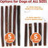 12 Inch 5 Riley's Beef Collagen Sticks for Dogs, Collagen Chews for Dogs, Bully Stick & Rawhide Alternative, Long