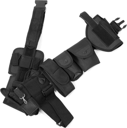 Noa Store Duty Belts for Law Enforcement | Police Belts with 10 Components Pouches & Holster Gear