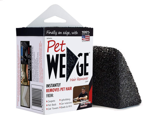 Hair Remover 2 Pack Pet Wedge & 2 Free Mini-Pocket Pet Wedge Bonus Pack Included