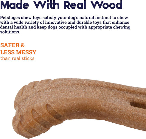 Petstages Dogwood Flip and Chew Bone - Medium