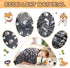3 Pack Blankets for Dogs, Super Soft Fluffy Fleece, 30x20 inch Grey Flannel Throw for Dog, Puppy, Cat Paw